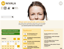Tablet Screenshot of nivala.fi